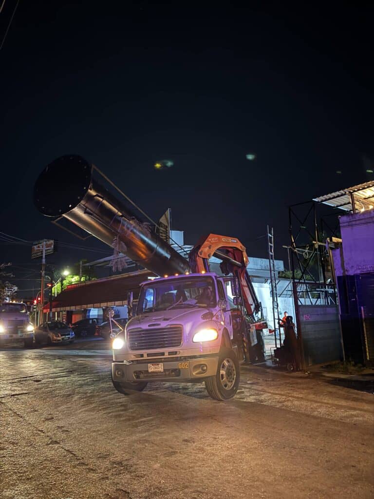 grúas para maniobras en Mérida